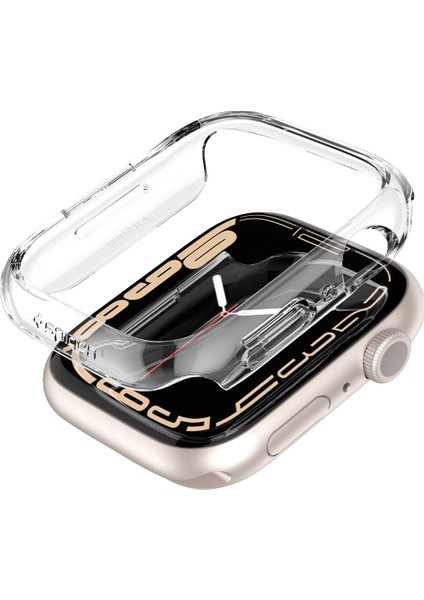 Apple Watch 41mm (Seri 9/8/7) Kılıf Thin Fit Crystal Clear - ACS04187