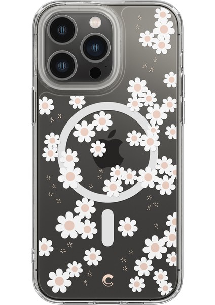 Ciel by CYRILL iPhone 14 Pro Max Kılıf Cecile Mag MagSafe özellikli White Daisy - ACS04873 modelleri