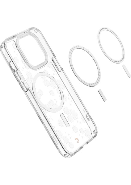 Ciel by CYRILL iPhone 14 Pro Max Kılıf Cecile Mag MagSafe özellikli White Daisy - ACS04873