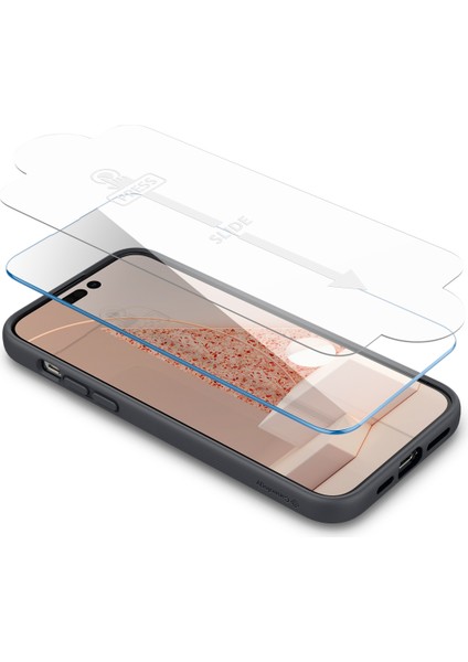 Caseology iPhone 14 Pro Kılıf Nano Pop 360 + Cam Ekran Koruyucu (2 Adet) Black Sesame - ACS05009