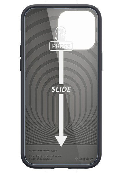 Caseology iPhone 14 Pro Kılıf Nano Pop 360 + Cam Ekran Koruyucu (2 Adet) Black Sesame - ACS05009
