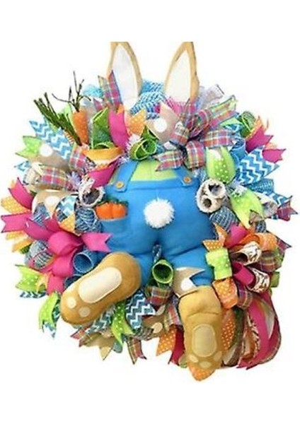 Paskalya Tavşan Çelenk Dekor Ön Kapı Için, Tavşan Şekli Çelenk Ev Duvar Dekoru (Picture1) (Yurt Dışından) fiyatları