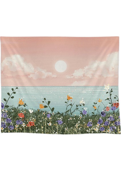 150X130 cm Yağlı Boyalar Manzara Goblen Moon Bulutları Yatak Odası Başlık Duvar Asılı Bez Çiçek Kanepe Arka Plan Yurt Odası | Dekoratif Gobiyeller (Yurt Dışından)