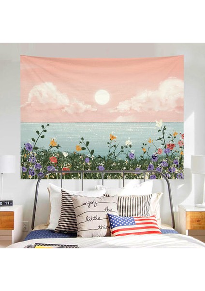 150X130 cm Yağlı Boyalar Manzara Goblen Moon Bulutları Yatak Odası Başlık Duvar Asılı Bez Çiçek Kanepe Arka Plan Yurt Odası | Dekoratif Gobiyeller (Yurt Dışından) fiyatları