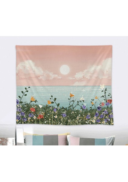 150X130 cm Yağlı Boyalar Manzara Goblen Moon Bulutları Yatak Odası Başlık Duvar Asılı Bez Çiçek Kanepe Arka Plan Yurt Odası | Dekoratif Gobiyeller (Yurt Dışından) fırsatları