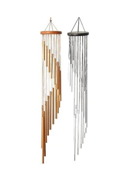 Metal Rüzgar Çanları ve 18 Scrub Alüminyum Alaşımlı Altın Tüpler Rüzgar Chime (Altın) (Yurt Dışından) modelleri