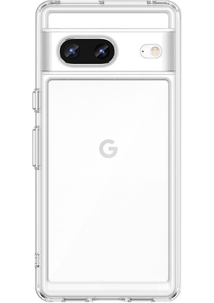 Lanze Direct Google Pixel 7 / 7 Pro Telefon Kılıfı Silikon Yumuşak Kılıf + Ekran Koruma Filmi - Şeffaf (Yurt Dışından)