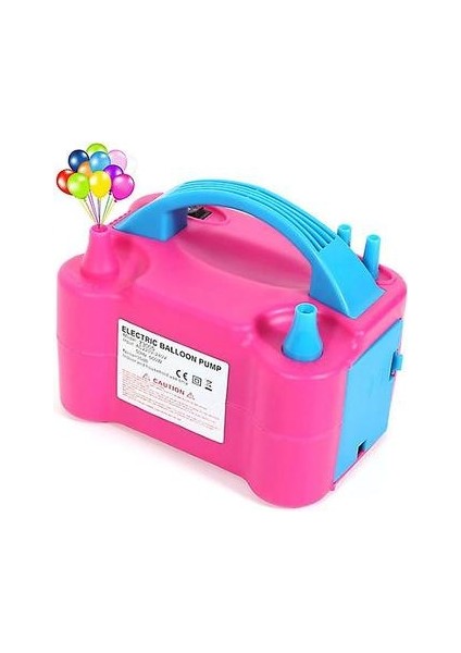 Çift Nozul Elektrikli Balon Üfleyici Şişirme Pompası (Yurt Dışından)