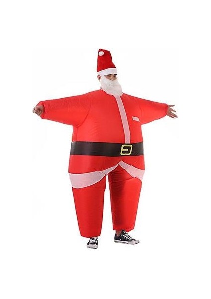 Şişme Suit Noel Baba Kostüm 120 - 155 cm (Yurt Dışından)