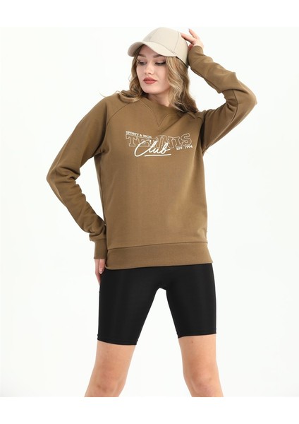 Kadın Kahverengi Sweatshirt MW5716