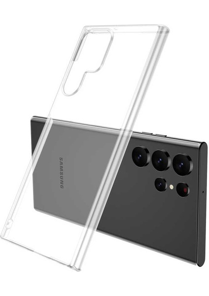 Samsung Galaxy S22 Ultra Kılıf Sert Pc Kapak Şeffaf Kristal fiyatları