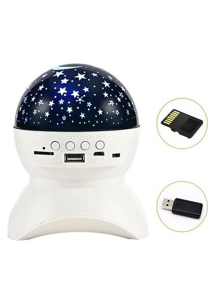 Çocuk Yıldız Projektör Gece Lambası - Beyaz (Yurt Dışından) fırsatları