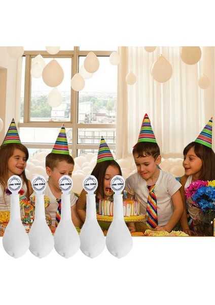 36 Adet LED Işık Up Balonlar, 12 Inç LED Balon Işıkları, Doğum Günü Partileri Için Ideal, Düğün Süslemeleri (Beyaz) (Yurt Dışından)