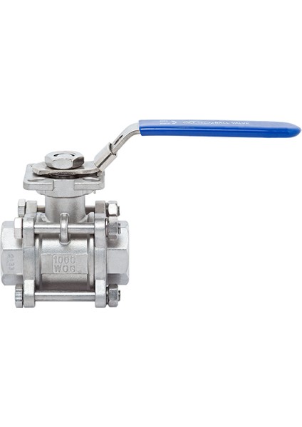 Tepe Flanşlı 3 Parçalı Paslanmaz Dişli Küresel Vana 11/2" modelleri