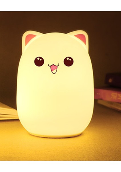 LED Gece Işık Lambası Uzaktan Kumanda Renkli USB Şarj Edilebilir Karikatür Silikon Başucu Lambası Çocuklar Için Bebek Hediye | LED Gece Işıkları (Yurt Dışından) fırsatları
