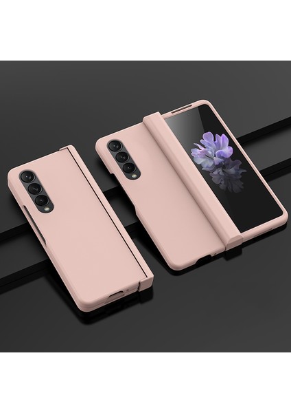 For Samsung Galaxy Z Fold 4 Menteşe Cilt Hissi Her Şey Dahil Cep Telefonu Kılıfları (Yurt Dışından)