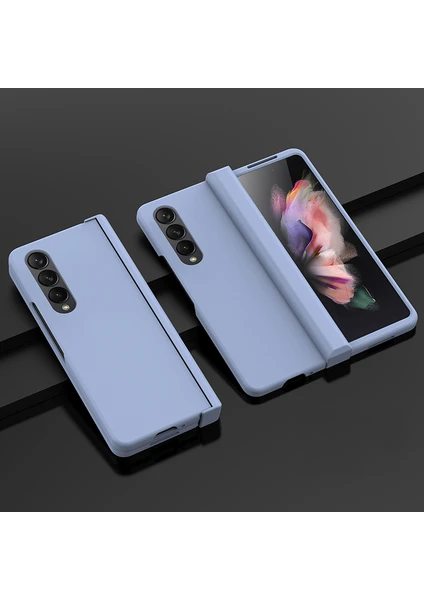 For Samsung Galaxy Z Fold 4 Menteşe Cilt Hissi Her Şey Dahil Cep Telefonu Kılıfları (Yurt Dışından)