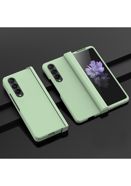For Samsung Galaxy Z Fold 4 Menteşe Cilt Hissi Her Şey Dahil Cep Telefonu Kılıfları (Yurt Dışından)