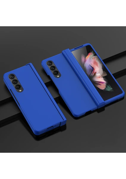 For Samsung Galaxy Z Fold 3 Menteşe Cilt Hissi Her Şey Dahil Cep Telefonu Kılıfları (Yurt Dışından)