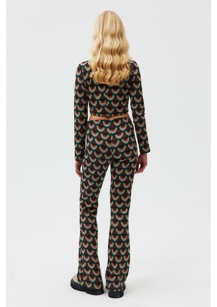 Cut Out Desenli Örme Pantolon Alt-Üst Takım indirimleri