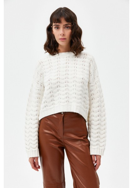 AÇELYAOKCU Yüksek Bel Vegan Suni Deri Palazzo Pantolon modelleri