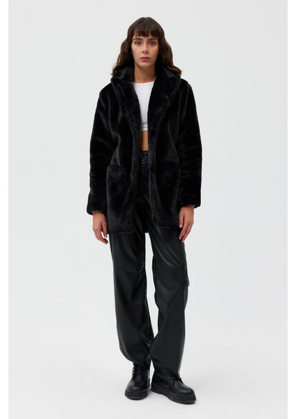 AÇELYAOKCU Premium Suni Kürk Peluş Mont fiyatları