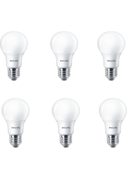 Essential LED Lamba 13W - 100W E27 Duy 3000K Sarı Işık 6'lı Paket