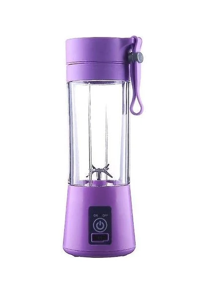 Haitun Taşınabilir Blender USB Mikser Elektrik Sıkacağı Makinesi Smoothie Blender Mini Gıda Işlemcisi Kişisel Limon Sıkacağı Portakal Sıkacağı (Mor) (Yurt Dışından)