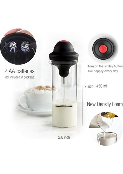 Elektrikli Süt Kolay Frother, Kurşun Geçirmez Kahve Mini Foamer Kahve Foam Makinesi Milk Mikser Için Çırpma Mikseri (Yurt Dışından) modelleri