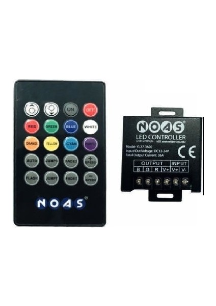 Noas Rgb Kumanda 12-24V 36AMPER Rf