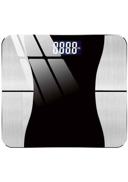 Bluetooth Bfr Ölçekler Akıllı Dijital Ölçekli Vücut Kompozisyon Banyo Yağ Ölçeği Bmı Bfr Muscle Kemik Kütle Analiz Cihazı | Banyo Terazi (Siyah) (Yurt Dışından)