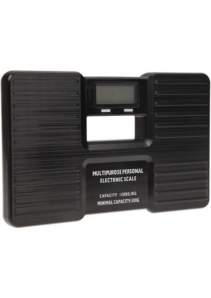 Taşınabilir Elektronik Dijital Hassas Ağırlık Vücut Ölçeği Banyo Kişisel Sağlık Monitör Tartım Aracı LCD 150 kg / 330LB Siyah (Yurt Dışından)