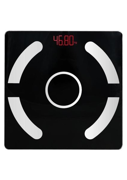 Vücut Yağ Ölçeği Bluetooth Bmı Ölçekler Banyo Aksesuarları Ev Ölçüm Elektronik Ağırlık Teraziler | Banyo Ölçekleri (Siyah) (Yurt Dışından)