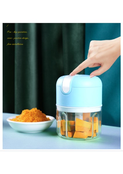 250 ml Mini USB Kablosuz Elektrikli Sarımsak Masher Basın Kıyma Sebze Biber Et Öğütücü Gıda Chopper Mutfak Aletleri (Yeşil) (Yurt Dışından) modelleri