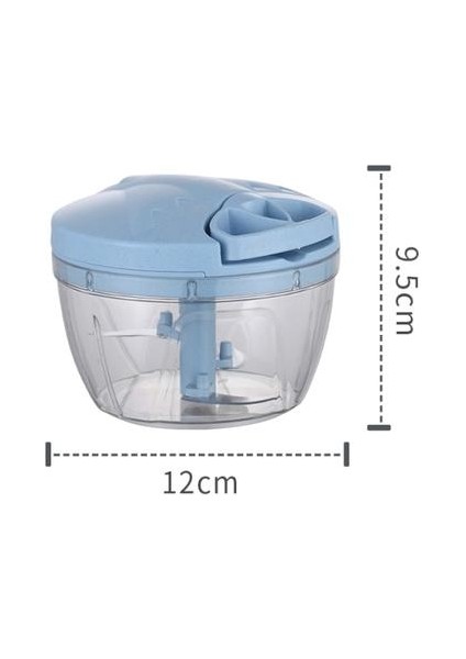 Meyve Öğütücüler Için Çok Fonksiyonlu Sebze Kesici Kıyma Manuel Sarımsak Et Kırıcı Mutfak Aksesuarları | Shredders dilimleyiciler (Mavi, 12X9.5CM) (Yurt Dışından)