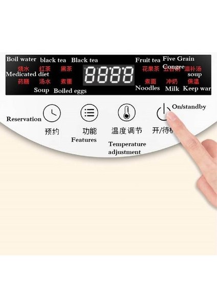 220 V Sağlık Pot Evi Çok Fonksiyonlu Cam Elektrikli Su Isıtıcısı Çiçek Çaydanlık Çay Potu 1.8l | Elektrikli Su Isıtıcılar (Yurt Dışından)