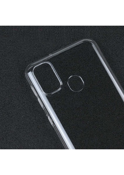 Galaxy M21 Kılıf Ultra Ince Süper Silikon Şeffaf Kılıf
