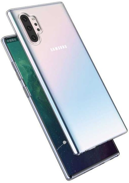 Galaxy Note 10 Plus Kılıf Ultra Ince Süper Silikon Şeffaf Kılıf modelleri