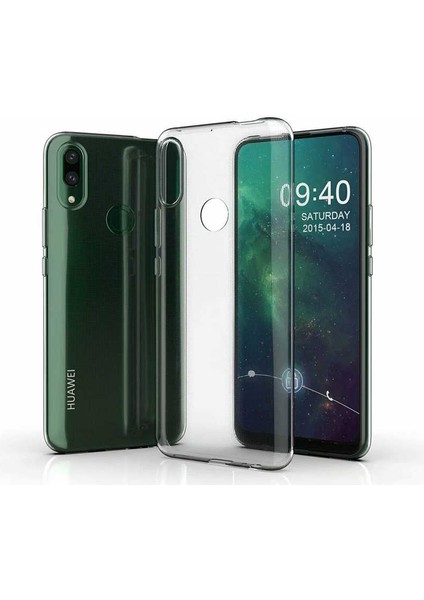 Huawei P Smart Z Kılıf Ultra Ince Süper Silikon Şeffaf Kılıf