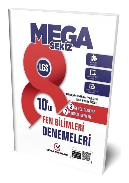 8.sınıf Mega 8 Fen Bilimleri 10 Lu Denemeleri
