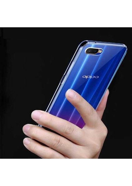 Oppo RX17 Neo Kılıf Ultra Ince Süper Silikon Şeffaf Kılıf
