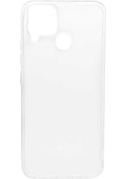 Realme C15 Kılıf Ultra Ince Süper Silikon Şeffaf Kılıf