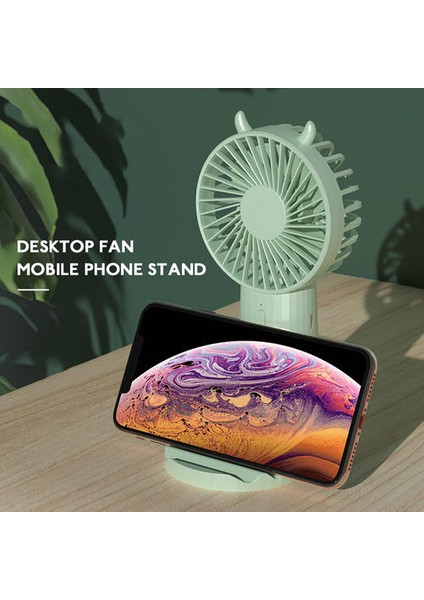 USB El Mini Fan Öğrenci Yurdu Büyük Kapasiteli Şarj Taşınabilir Taşınabilir Serin Yaz Çok Renkli Seçim | Dekoratif Hayvanlar (Yurt Dışından)