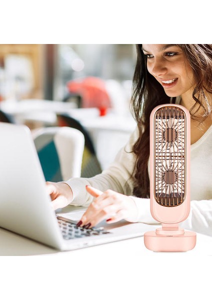 Taşınabilir Klima Fanı Yaz Kişisel Masaüstü Fan Ev Ofis USB Şarj Edilebilir 3 Hız Ayarlanabilir Sessiz Hava Soğutucu | Fanlar (Yurt Dışından)
