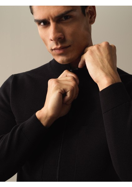 Erkek Siyah Oversize Cep Detaylı Hırka fiyatları