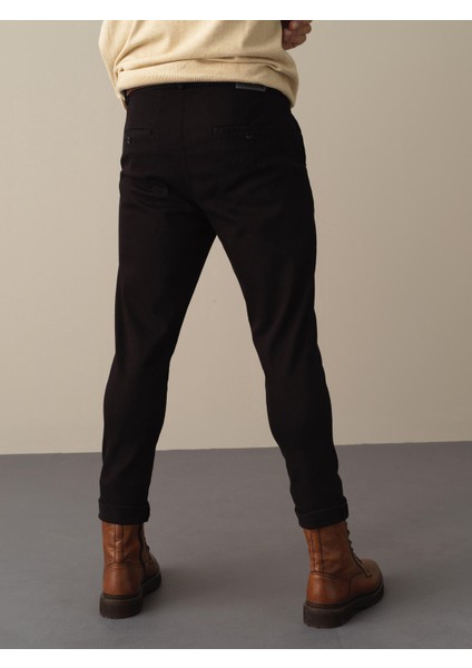 Erkek Siyah Regular Fit Pantolon modelleri