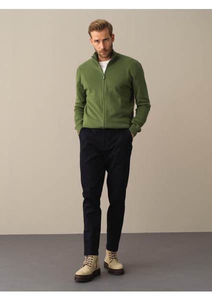 Erkek Lacivert Regular Fit Pantolon