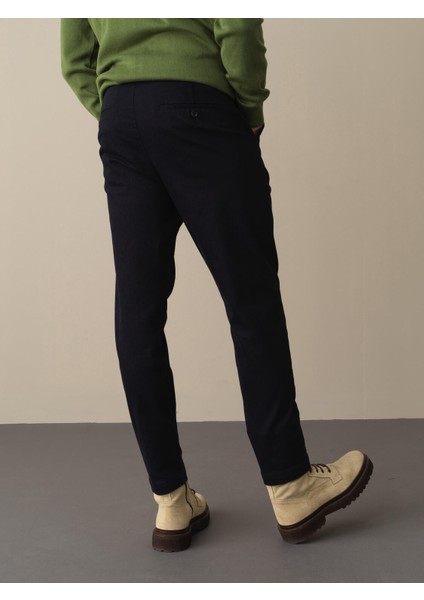 Erkek Lacivert Regular Fit Pantolon fırsatları