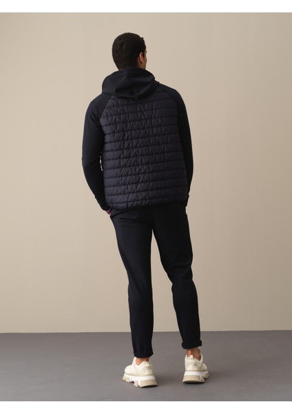 Erkek Lacivert Regular Fit Sweatmont indirimleri