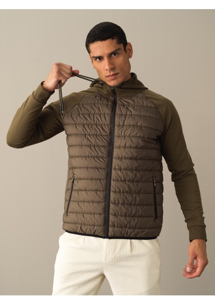 Erkek Haki Regular Fit Sweatmont fiyatları